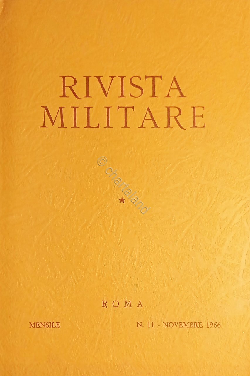 Rivista Militare - Anno XXII - N. 11 - Novembre … | Immagine principale