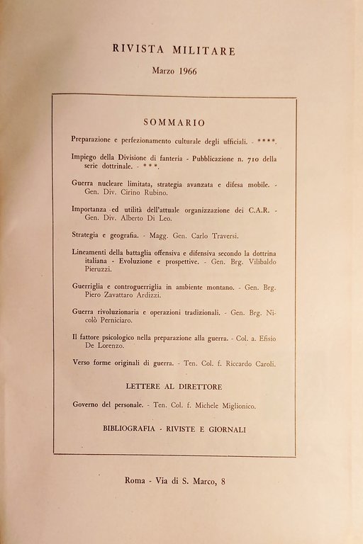 Rivista Militare - Anno XXII - N. 3 - Marzo …