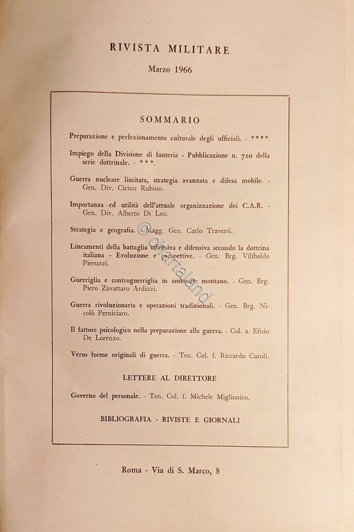 Rivista Militare - Anno XXII - N. 3 - Marzo …