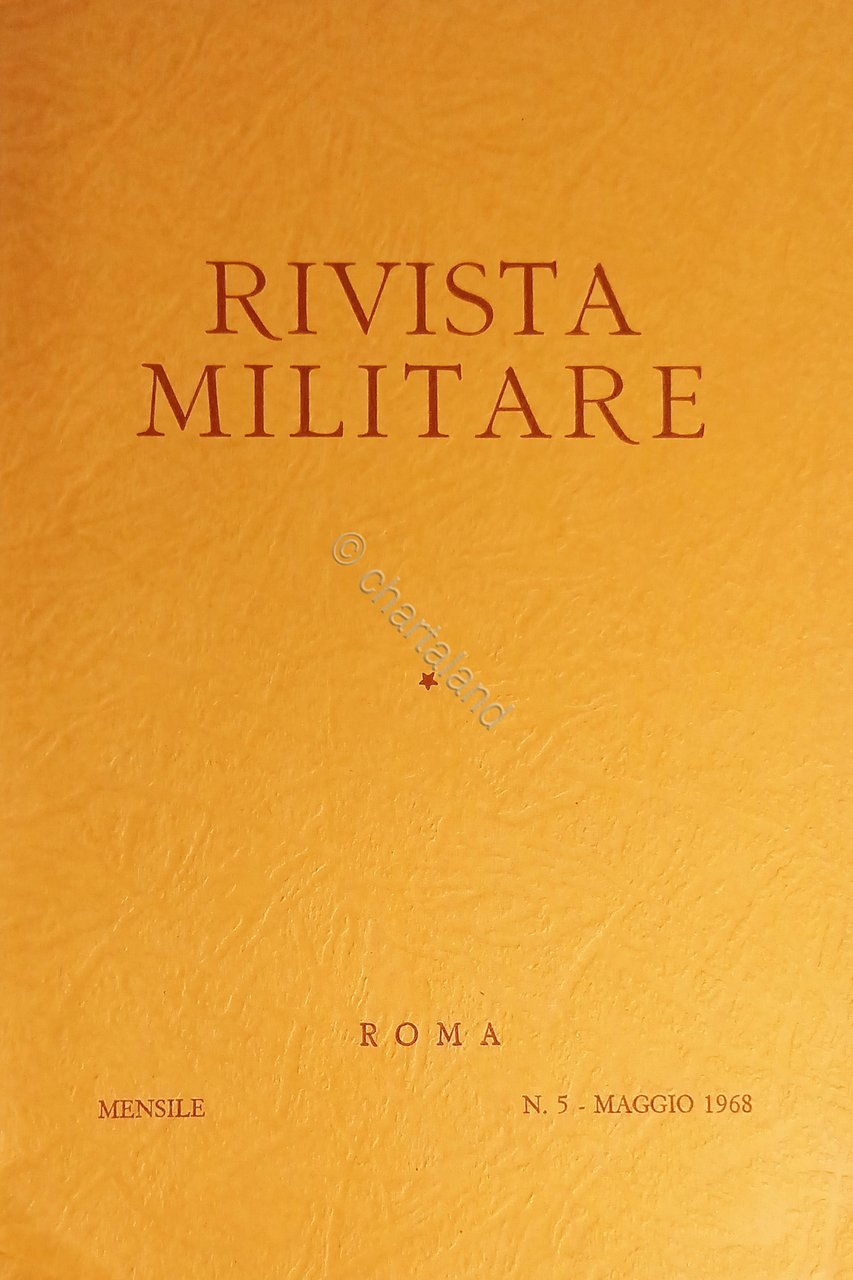 Rivista Militare - Anno XXIV - N. 5 - Maggio …