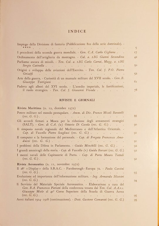 Rivista Militare - Anno XXIX - N. 1 - Gennaio …