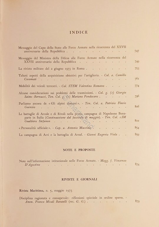 Rivista Militare - Anno XXIX - N. 6 - Giugno …