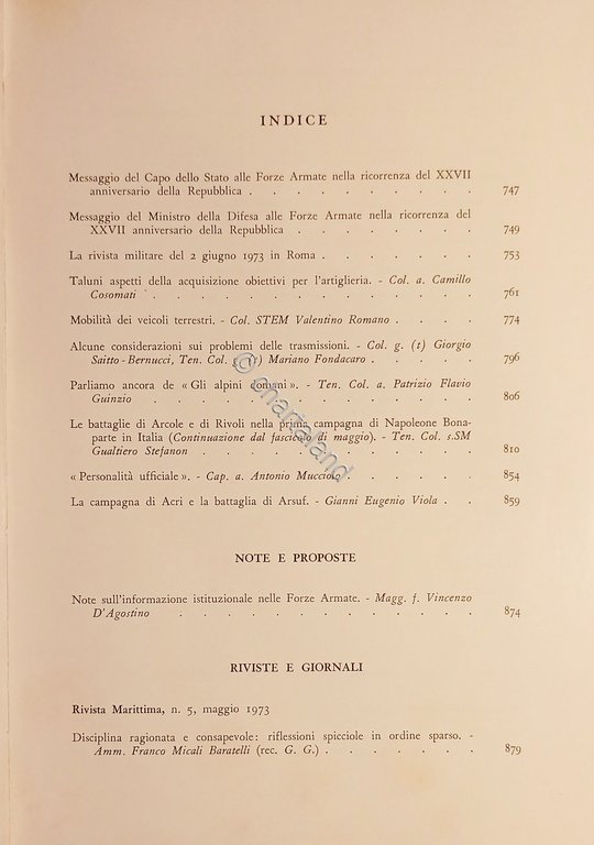 Rivista Militare - Anno XXIX - N. 6 - Giugno …