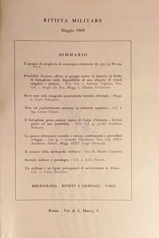 Rivista Militare - Anno XXV - N. 5 - Maggio …