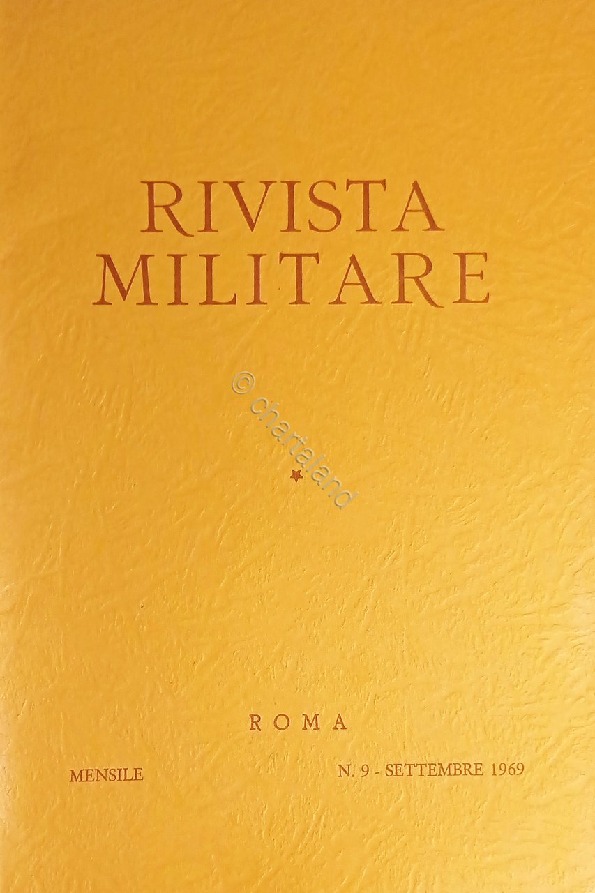 Rivista Militare - Anno XXV - N. 9 - Settembre …