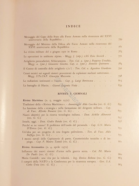 Rivista Militare - Anno XXVIII - N. 6 - Giugno …