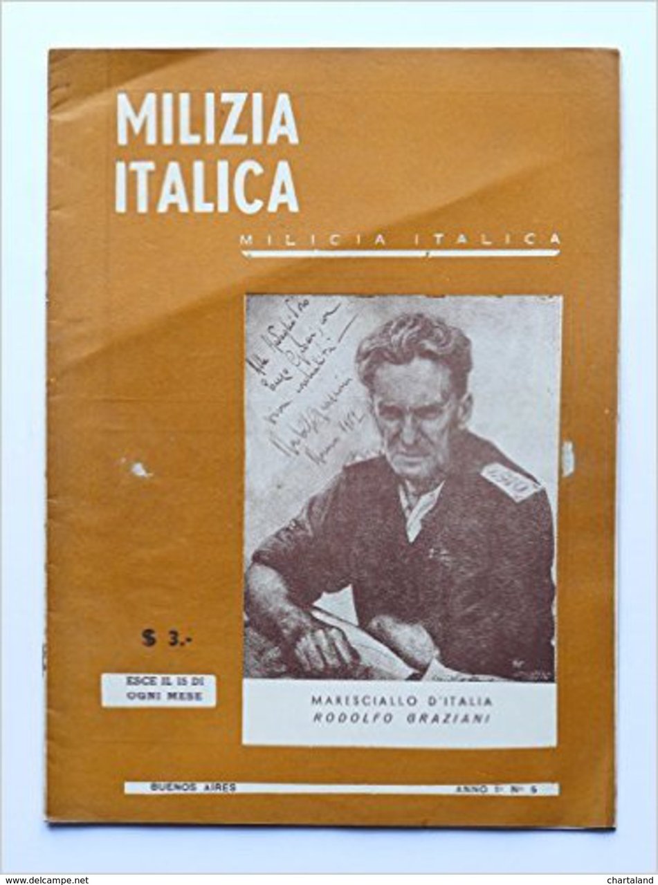 Rivista Milizia Italica - anno I N° 5 - 1954