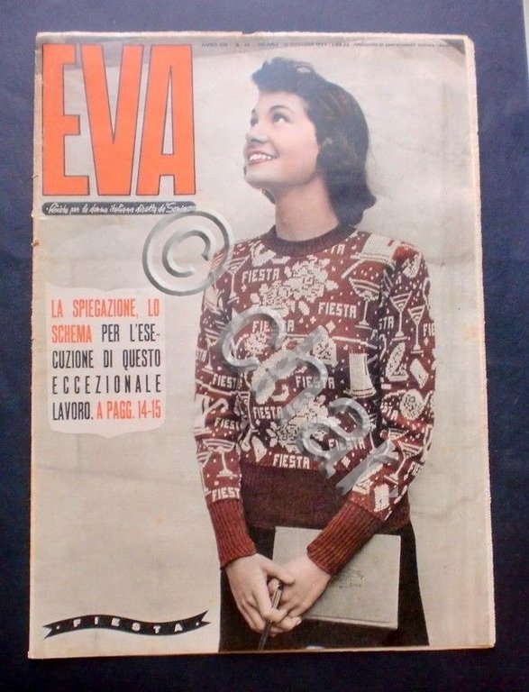 Rivista Moda Donna Italiana - Eva - Anno XIV - …