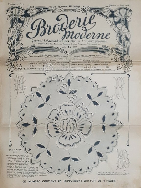 Rivista Moda Ricamo - Broderie Moderne - Arts et Travaux … | Immagine Gallery 2