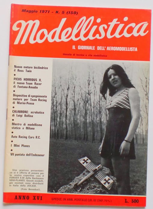 Rivista Modellistica modellismo Giornale aeromodellista n° 5 - 1971 | Immagine principale
