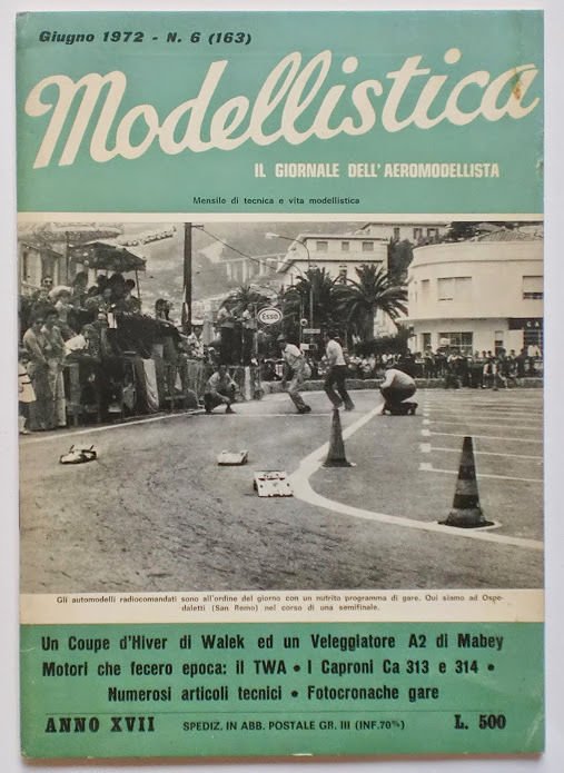 Rivista Modellistica modellismo Giornale aeromodellista n° 6 - 1972 | Immagine principale