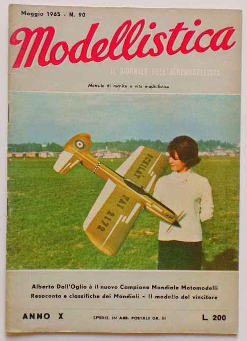 Rivista Modellistica modellismo Giornale aeromodellista n° 90 - 1965 | Immagine principale