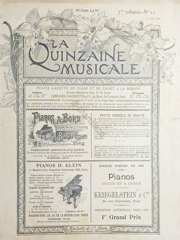 Rivista Musica Spartiti - Quinzaine Musicale N. 11 - 1 …