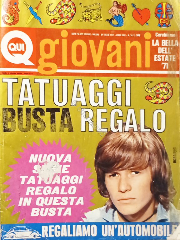 Rivista Musicale - Qui Giovani - N. 30 - 1971 …