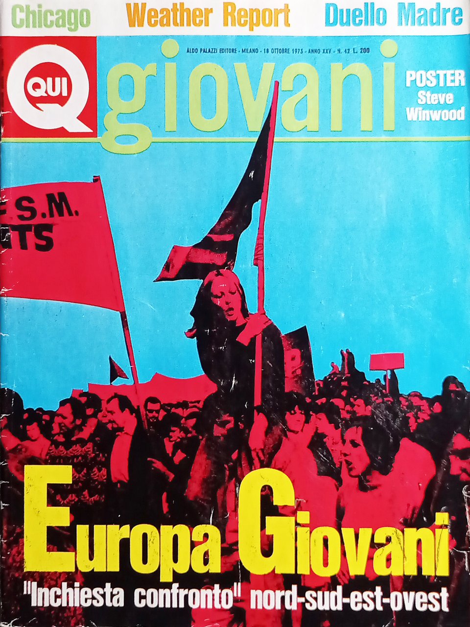 Rivista Musicale - Qui Giovani N. 42 - 1973 Europa …