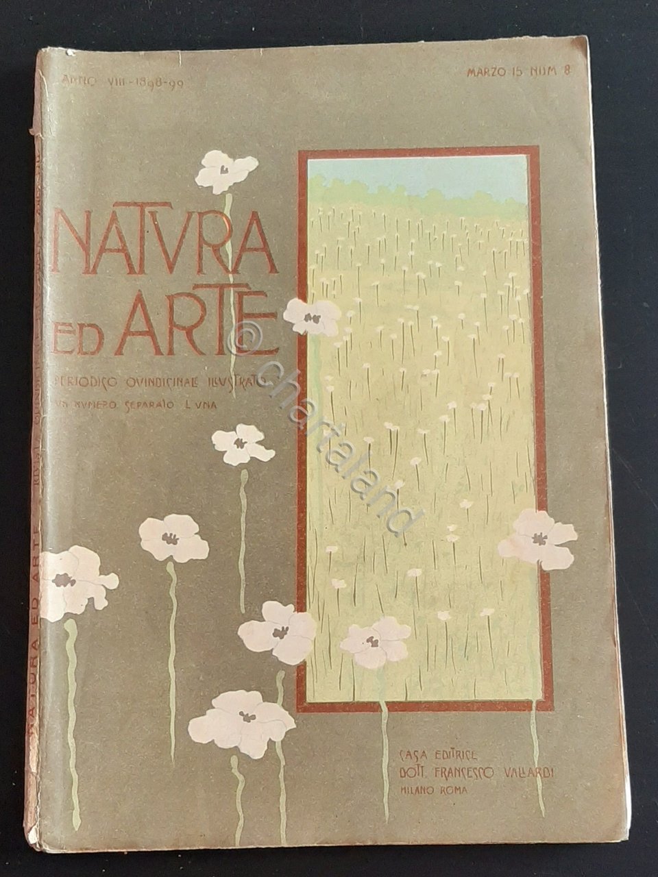 Rivista Natura ed Arte - N. 8 Marzo 1898 - …