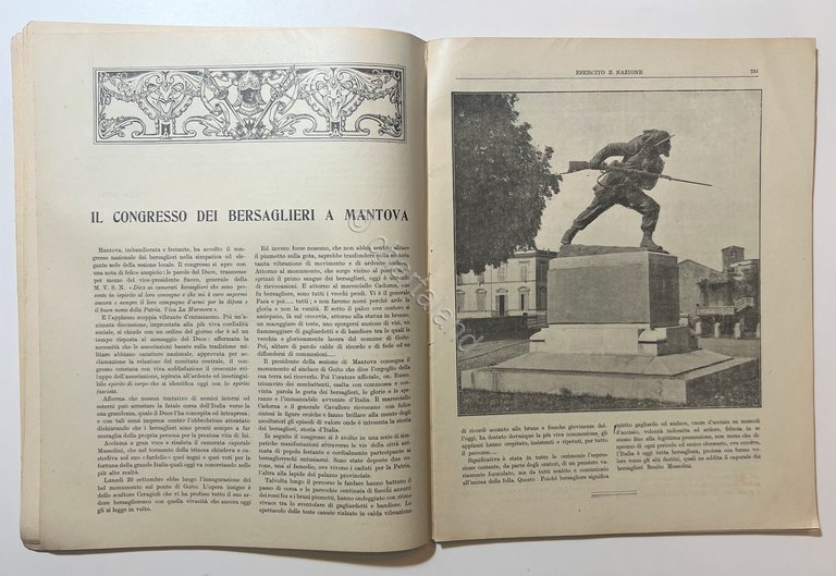 Rivista per l'Ufficiale Italiano - Esercito e Nazione - Anno …