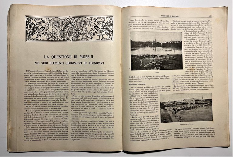 Rivista per l'Ufficiale Italiano - Esercito e Nazione - Anno …