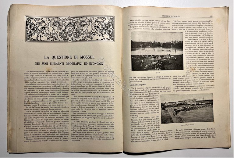 Rivista per l'Ufficiale Italiano - Esercito e Nazione - Anno …