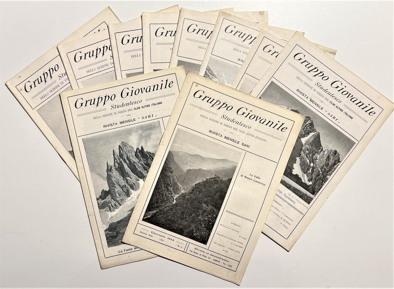Rivista Sari - Gruppo Giovanile Studentesco del C.A.I. - Annata …