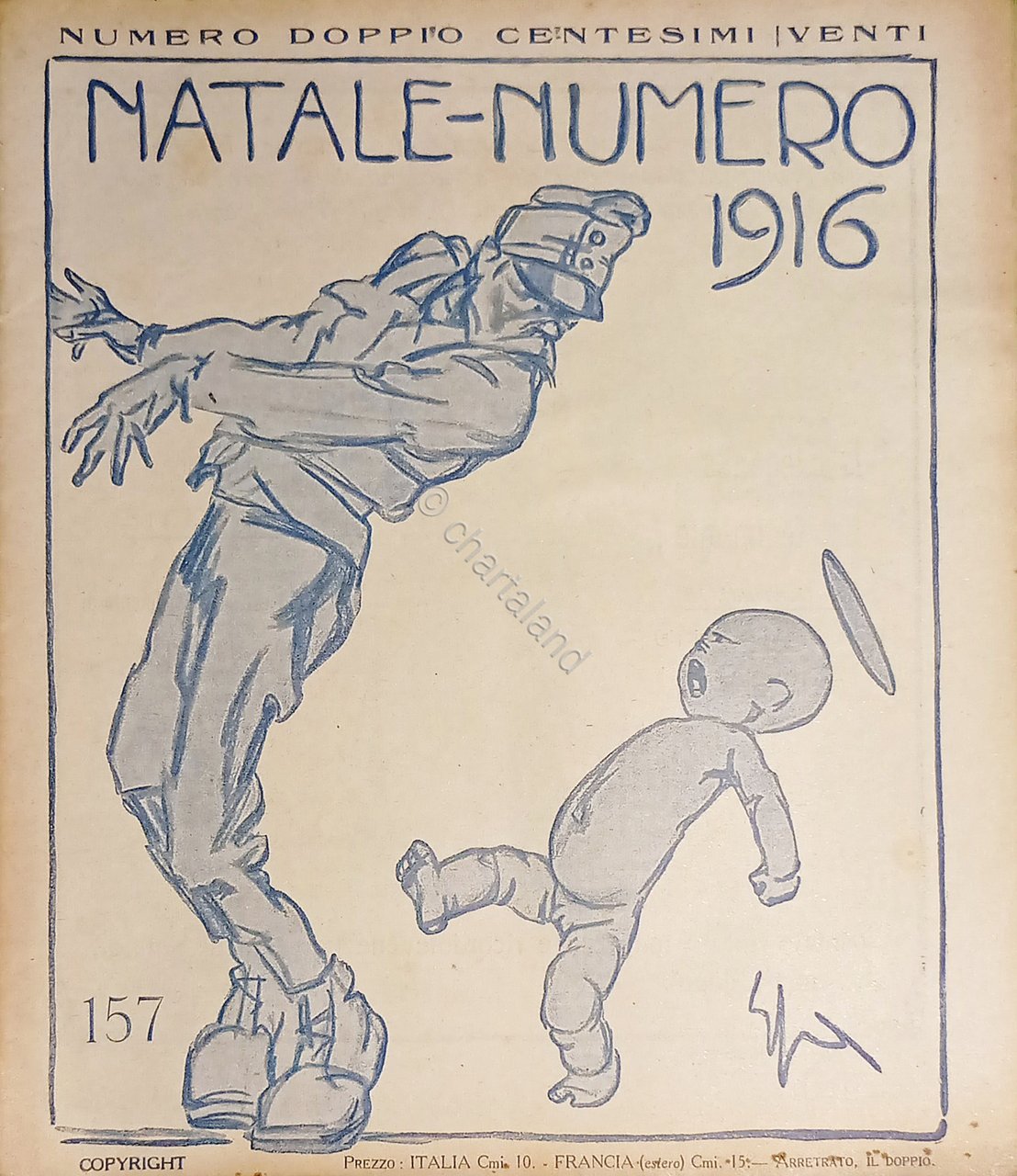 Rivista Satirica Illustrata - Numero N. 157 - Copertina di …