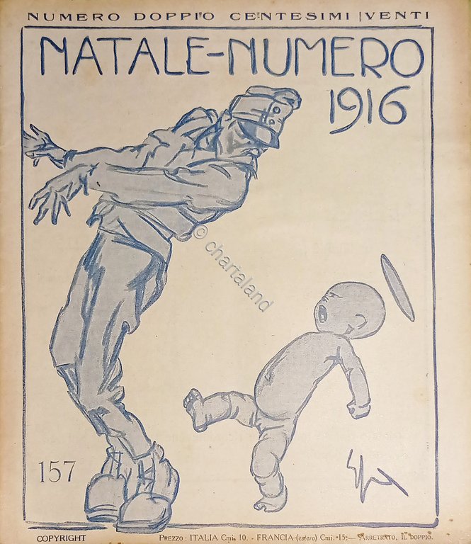 Rivista Satirica Illustrata - Numero N. 157 - Copertina di …