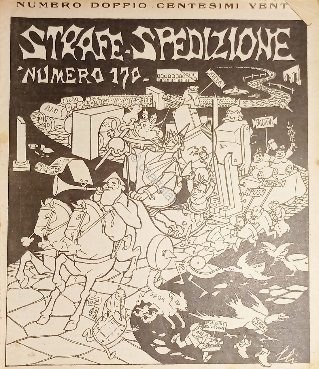 Rivista Satirica Illustrata - Numero N. 170 - Copertina di …
