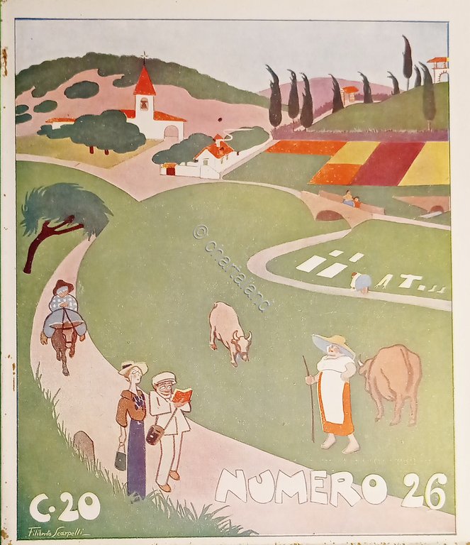 Rivista Satirica Illustrata - Numero N. 26 - Copertina di …