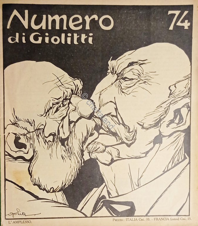 Rivista Satirica Illustrata - Numero N. 74 - Copertina di …
