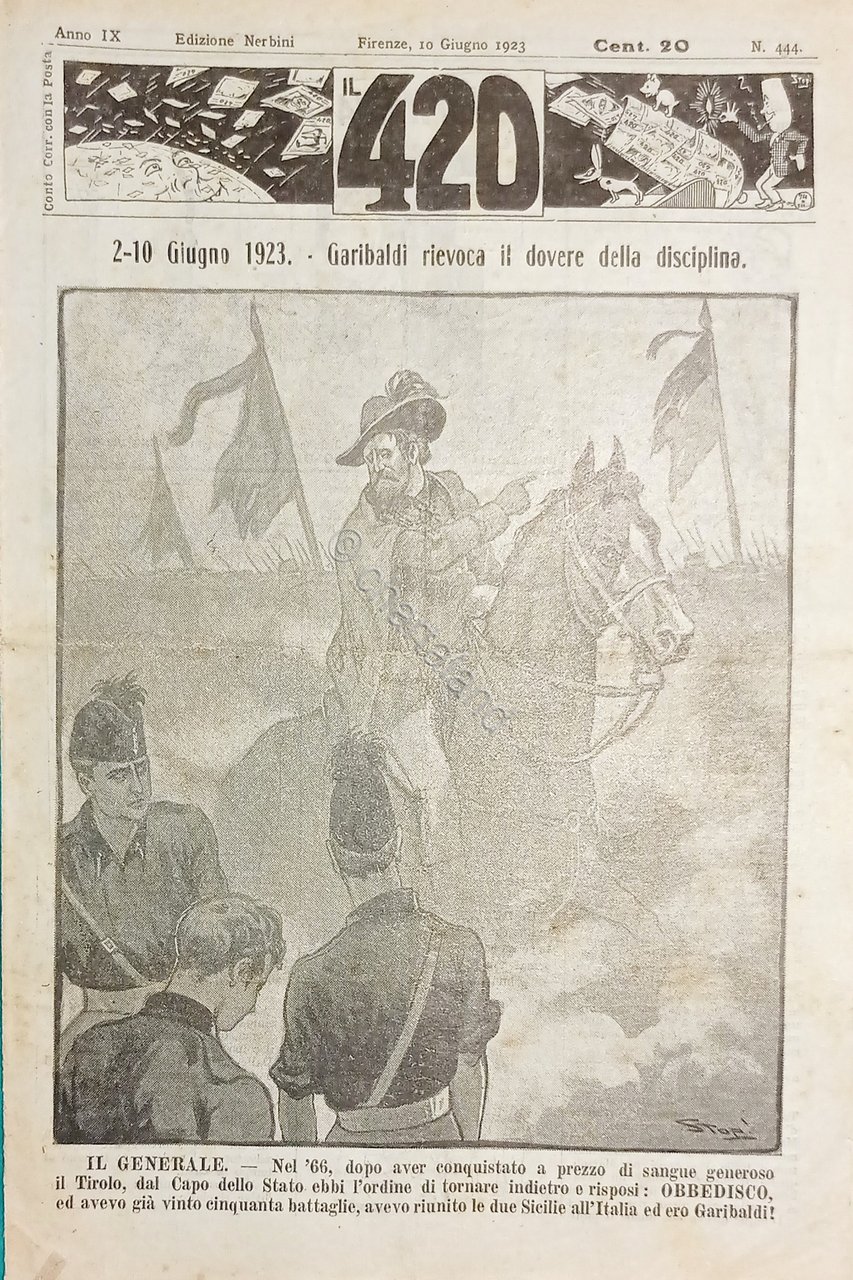 Rivista Satirica Umoristica - IL 420 - Anno IX - …