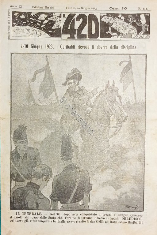 Rivista Satirica Umoristica - IL 420 - Anno IX - …