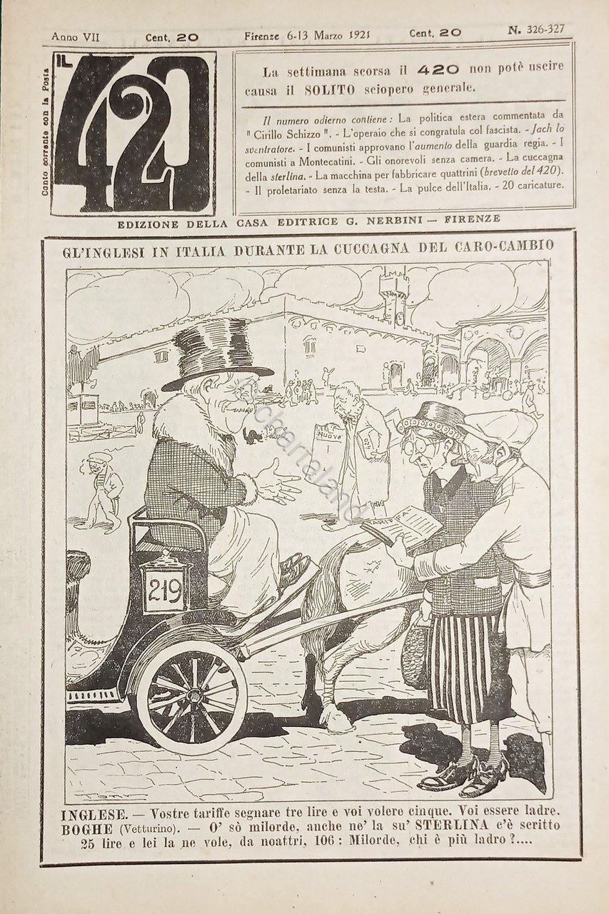 Rivista Satirica Umoristica - IL 420 - Anno VII - …