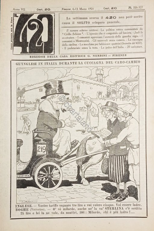 Rivista Satirica Umoristica - IL 420 - Anno VII - …