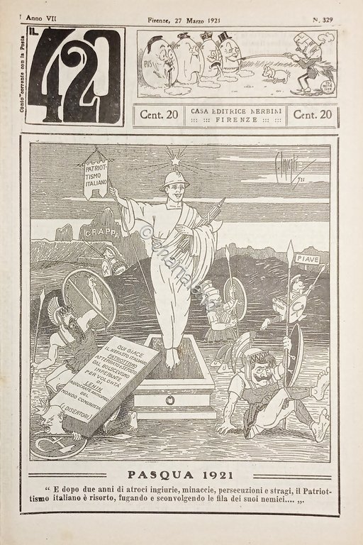 Rivista Satirica Umoristica - IL 420 - Anno VII - …