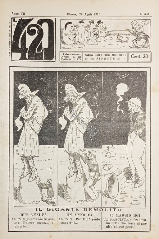 Rivista Satirica Umoristica - IL 420 - Anno VII - …