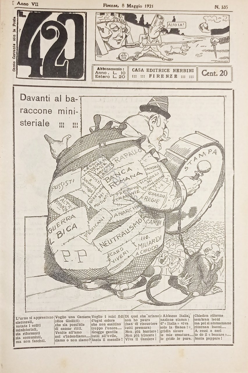 Rivista Satirica Umoristica - IL 420 - Anno VII - …