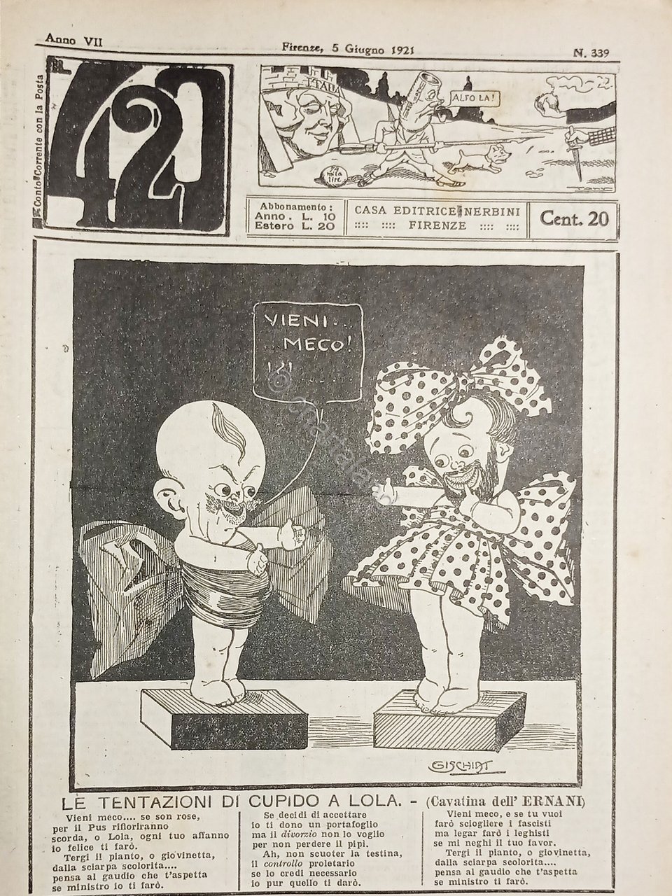 Rivista Satirica Umoristica - IL 420 - Anno VII - …