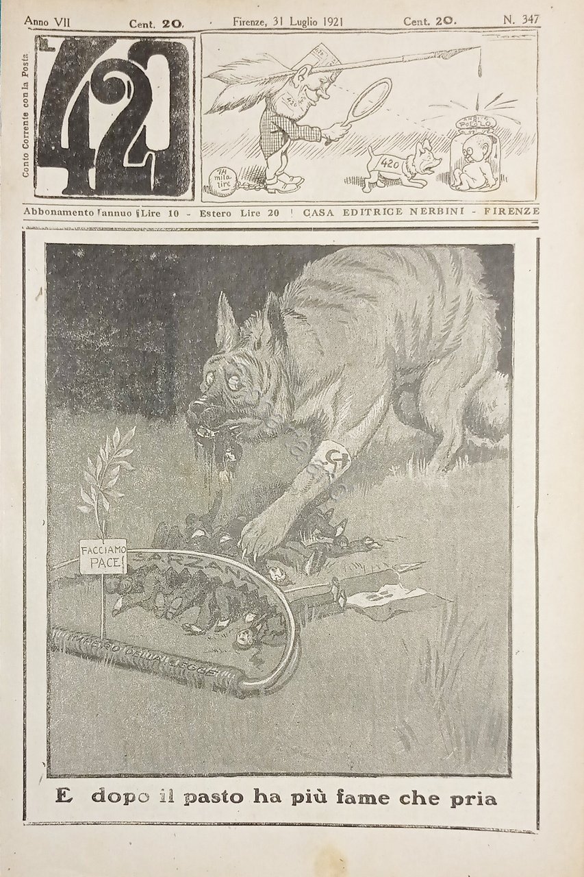 Rivista Satirica Umoristica - IL 420 - Anno VII - …