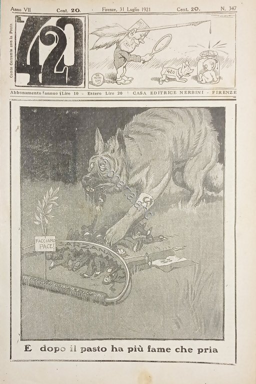 Rivista Satirica Umoristica - IL 420 - Anno VII - …