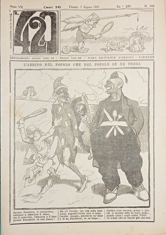 Rivista Satirica Umoristica - IL 420 - Anno VII - …