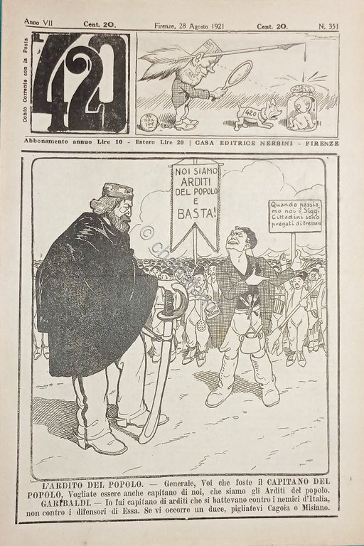 Rivista Satirica Umoristica - IL 420 - Anno VII - …