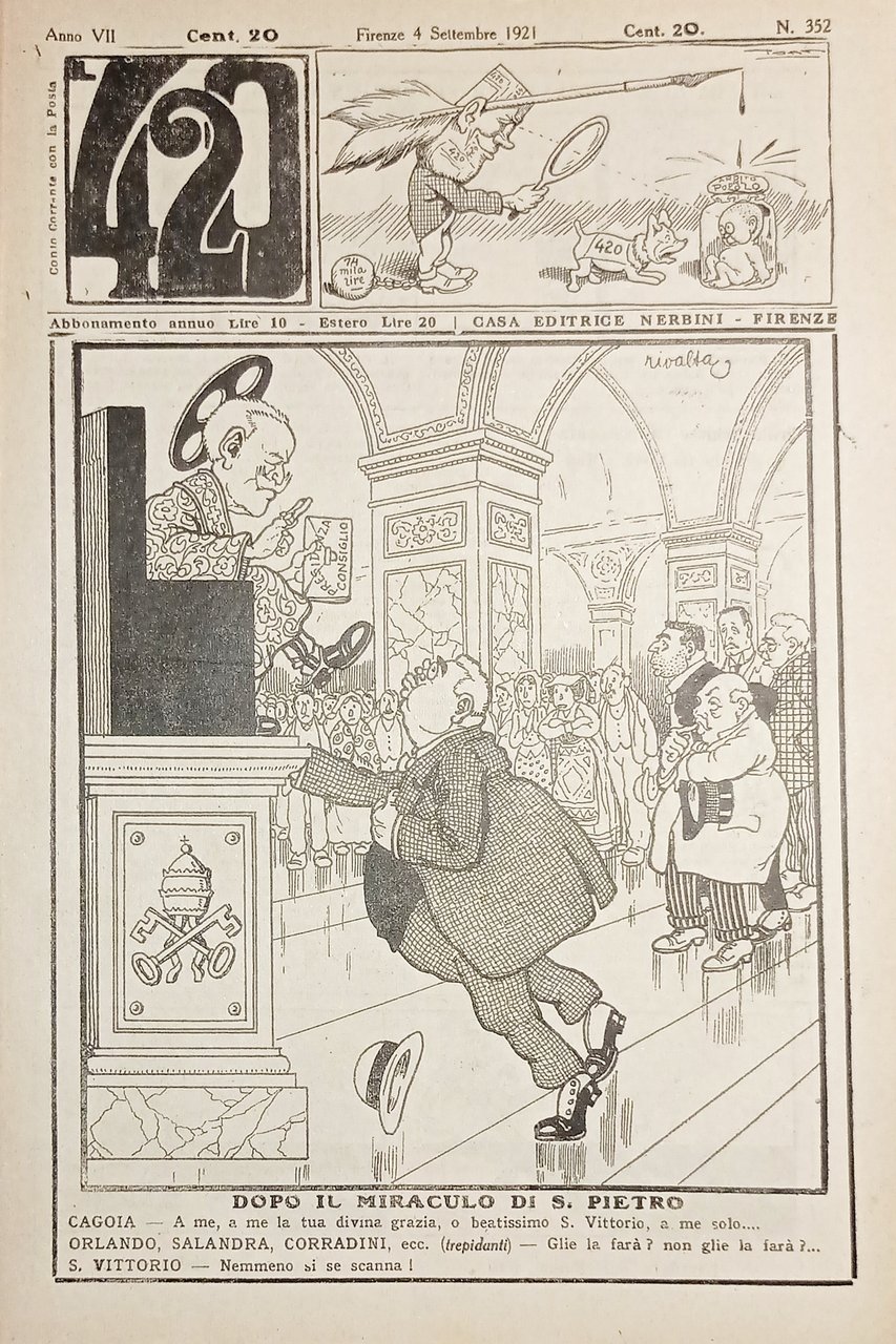 Rivista Satirica Umoristica - IL 420 - Anno VII - …