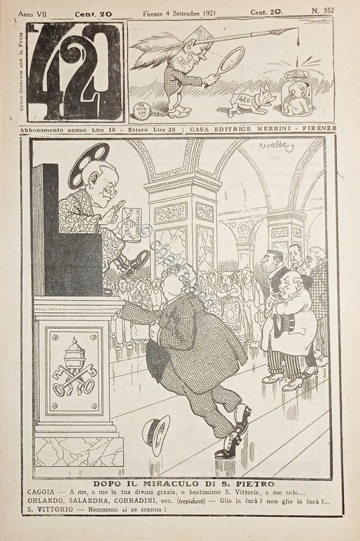 Rivista Satirica Umoristica - IL 420 - Anno VII - …