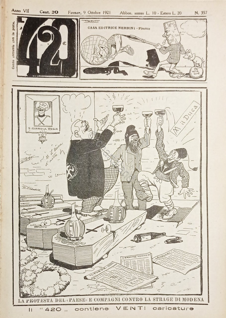Rivista Satirica Umoristica - IL 420 - Anno VII - …