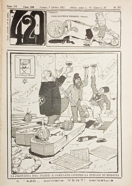 Rivista Satirica Umoristica - IL 420 - Anno VII - …