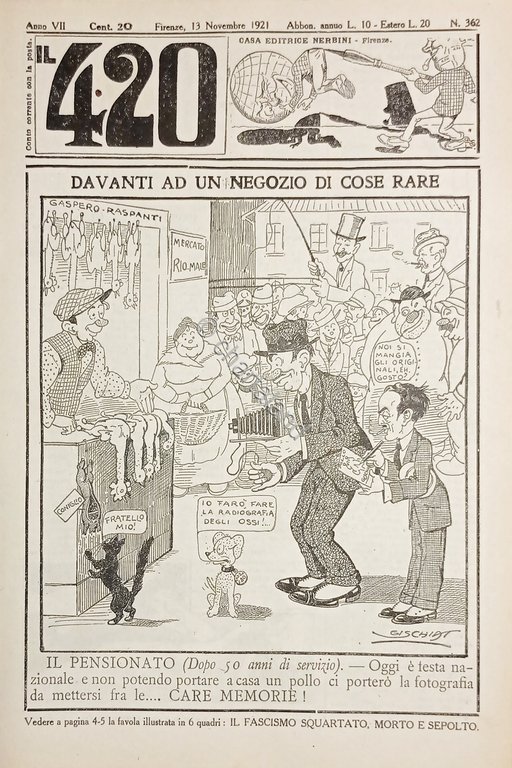 Rivista Satirica Umoristica - IL 420 - Anno VII - …