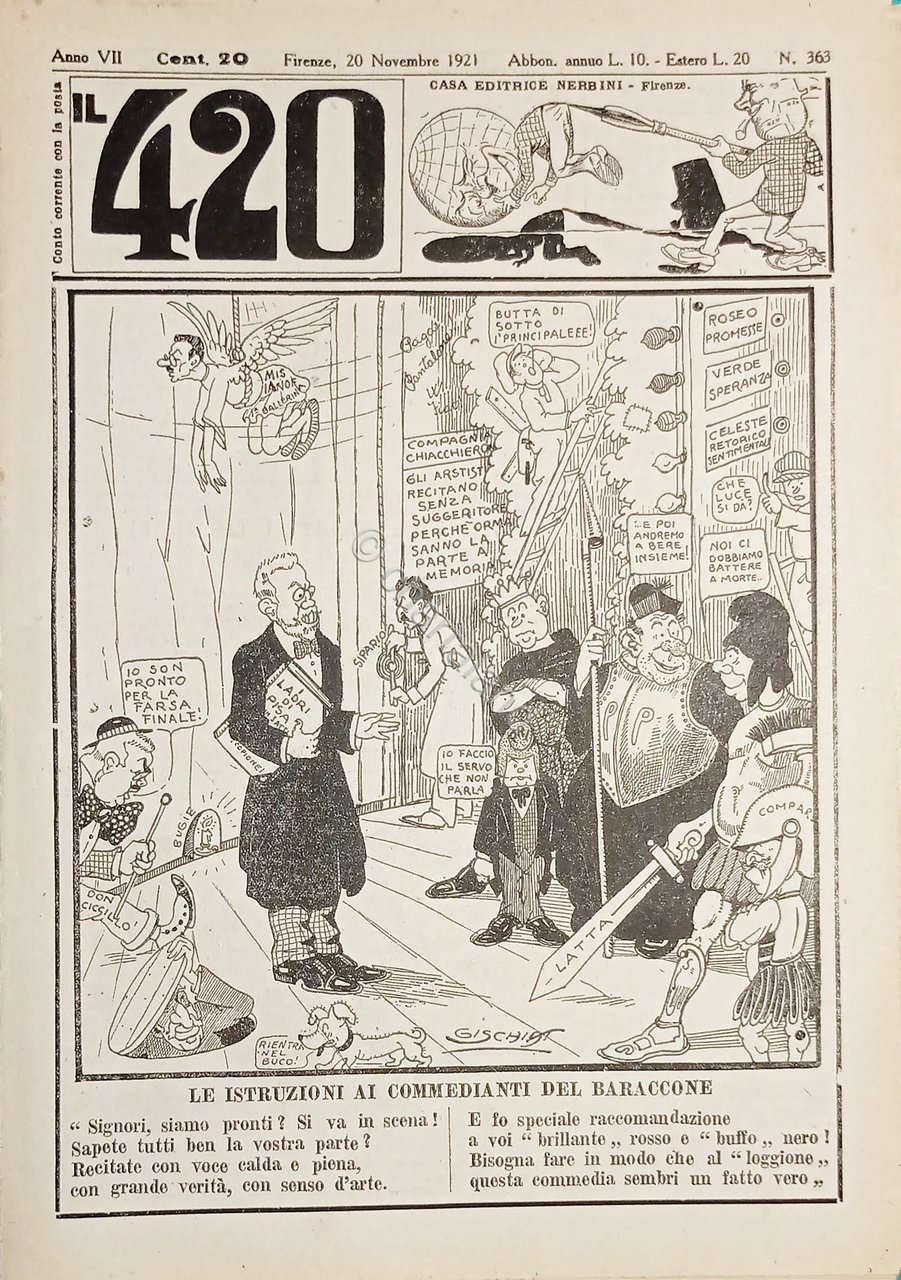 Rivista Satirica Umoristica - IL 420 - Anno VII - …