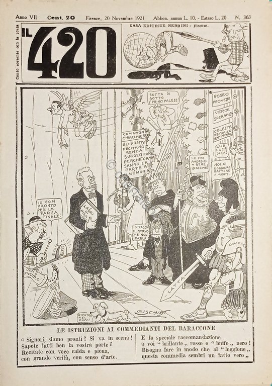 Rivista Satirica Umoristica - IL 420 - Anno VII - …