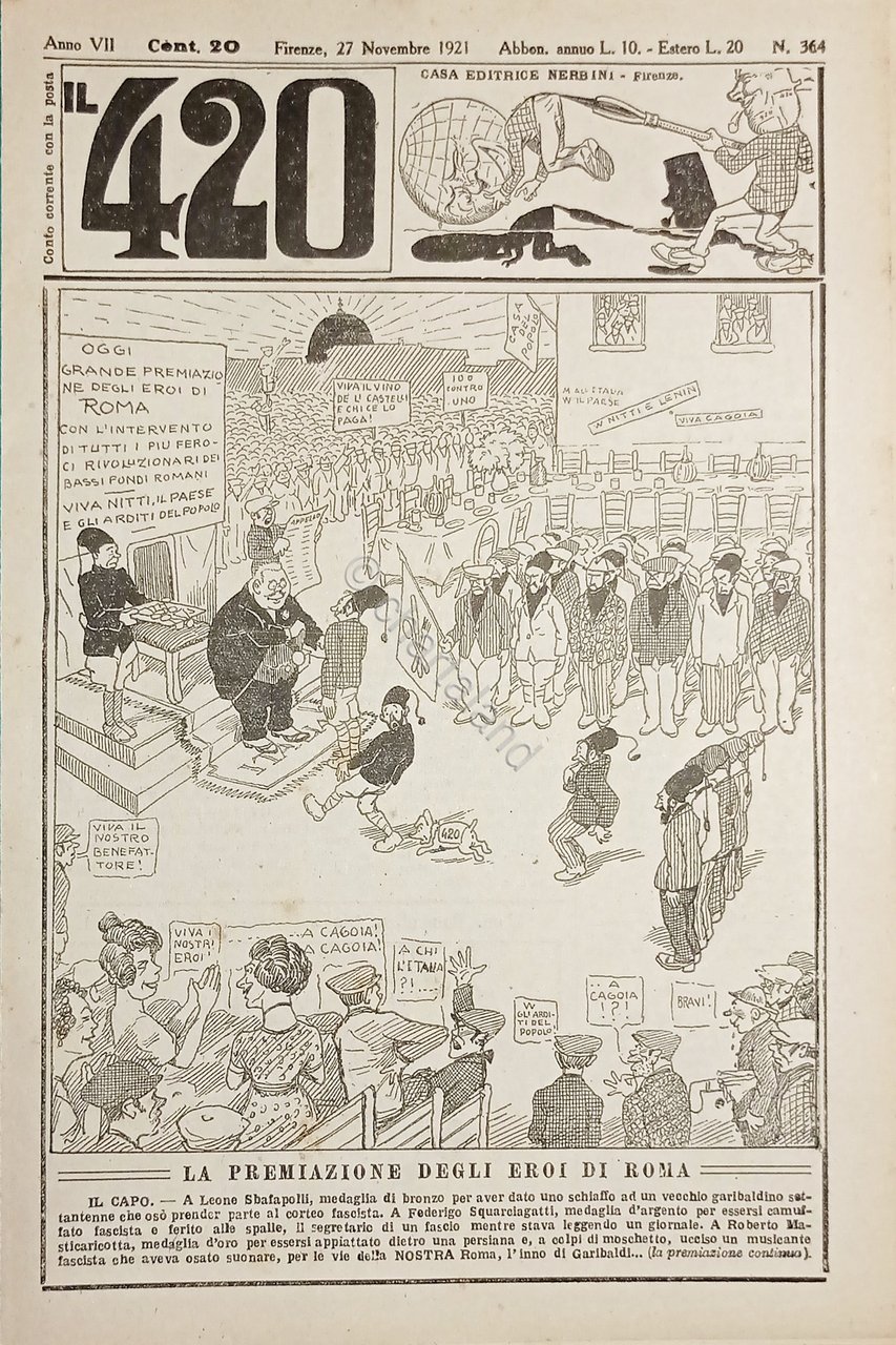 Rivista Satirica Umoristica - IL 420 - Anno VII - …