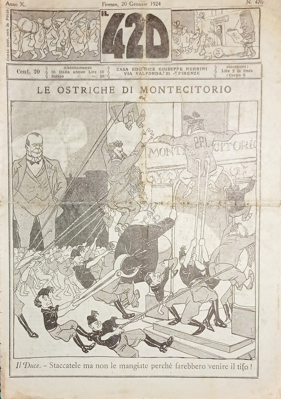 Rivista Satirica Umoristica - IL 420 - Anno X - …